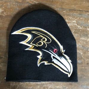 Baltimore Ravens knit skull cap. Big logo.